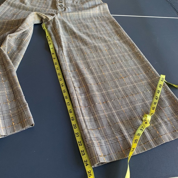 NWT Anthropologie Roma plaid chenille trousers - Picture 6 of 8